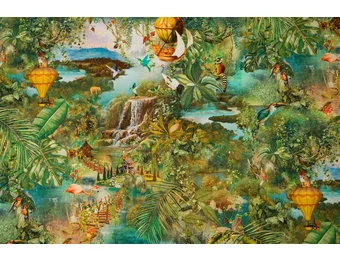 Decostof 280 cm Breed, Madagaskar Multico