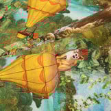 Decostof 280 cm Breed, Madagaskar Multico