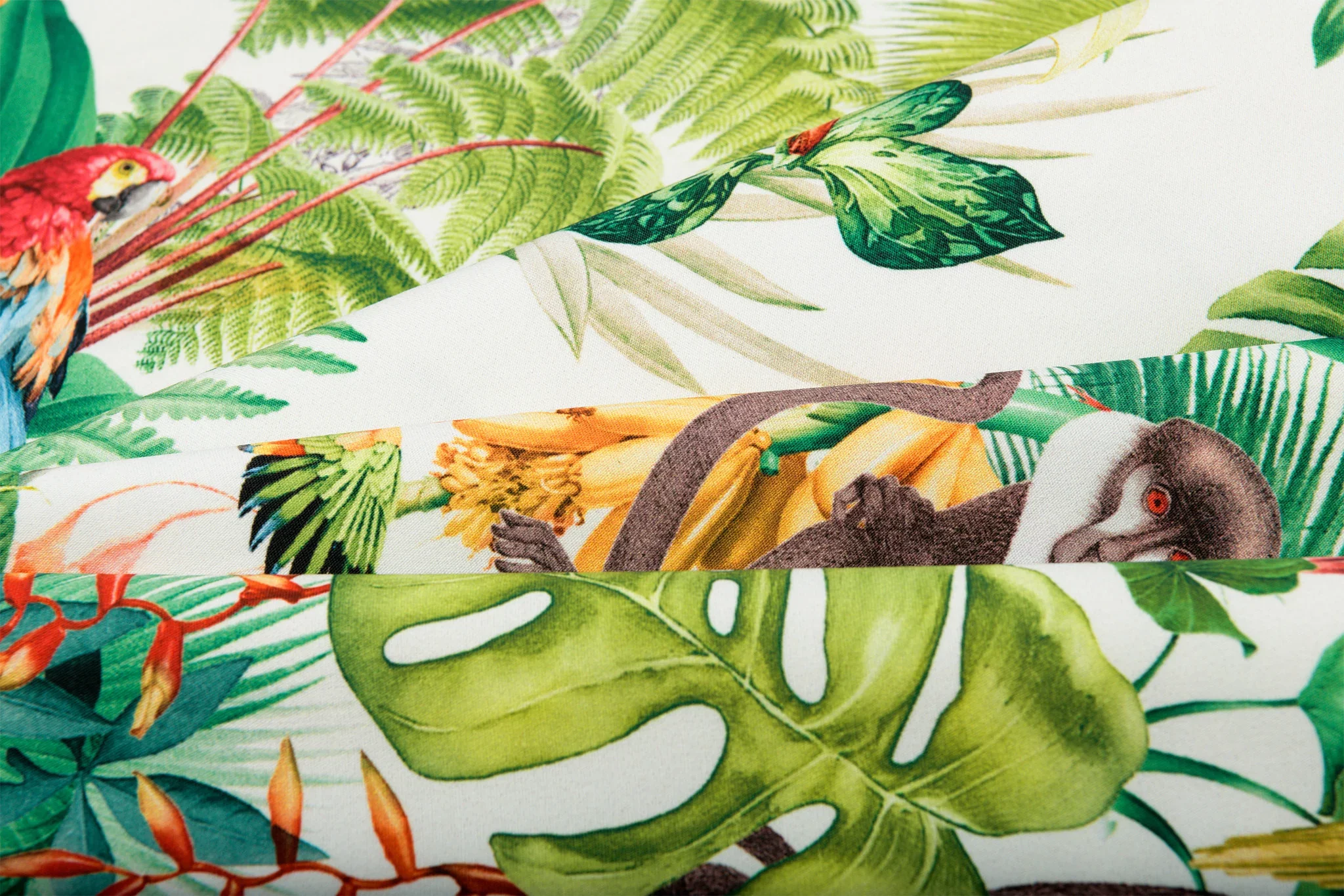 Coupon 82 CM Decostof 280 cm Breed, Jungle Animals White