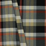 Schotse Ruit / Tartan Check Stretch Grey / Orange / Sand