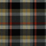 Schotse Ruit / Tartan Check Stretch Grey / Orange / Sand