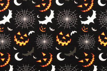 Katoen Poplin Halloween