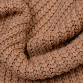 Gebreide stof, Big Knit Cable Perzik