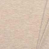 Rib Jersey Stof Beige Melange