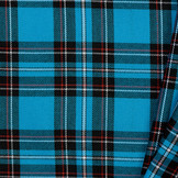 Schotse ruit turquoise