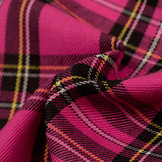 Schotse ruit fuchsia