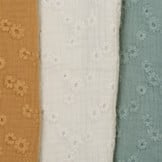 Baby Cotton / Double Gauze Embroidery Ecru