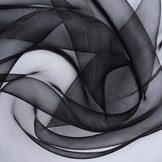 Organza Zwart