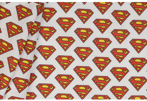 Katoen Poplin Comics Superman