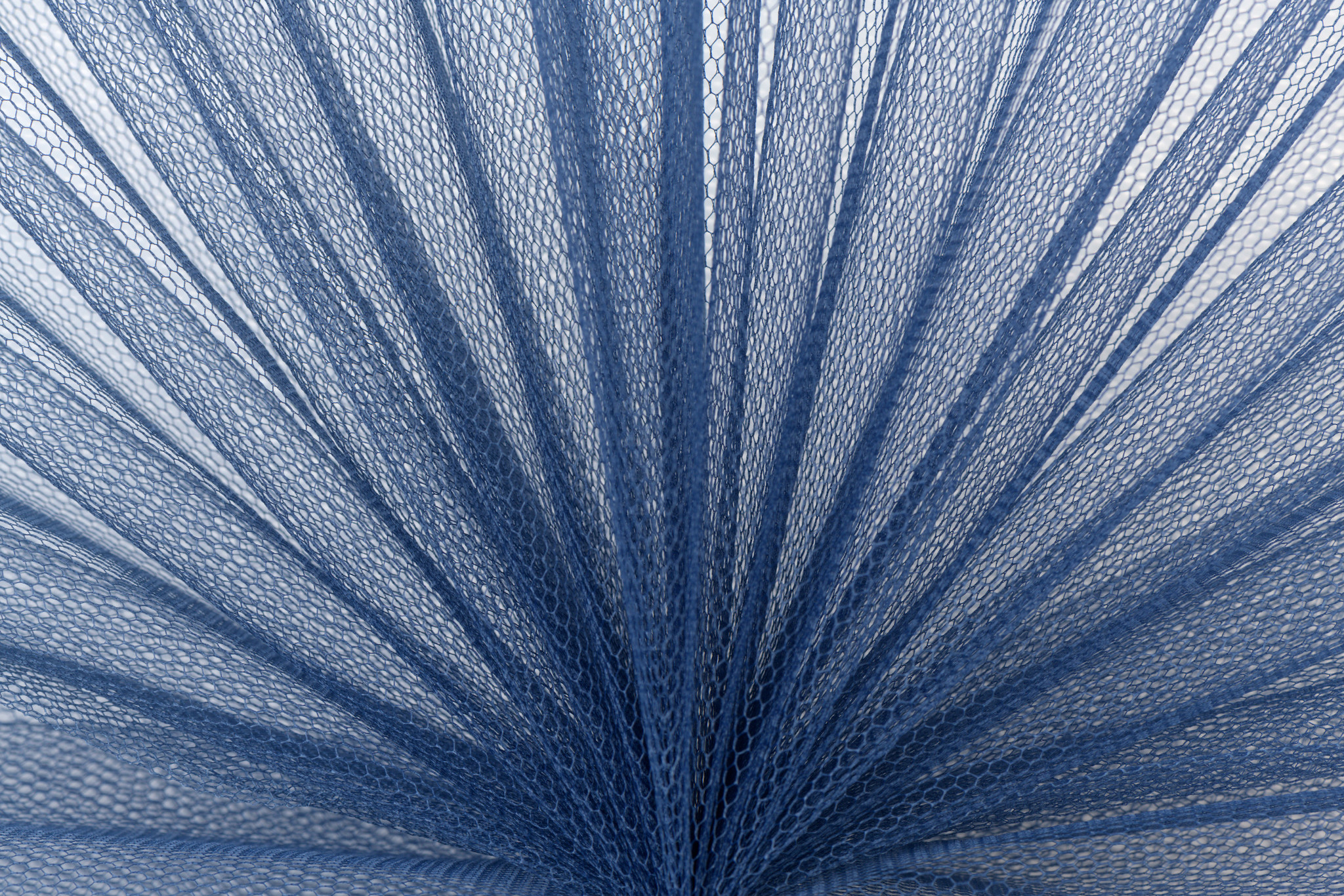 Tule Stof Donkerblauw – Stevig, Vormvast & Creatief Toepasbaar