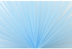 Tule Stof Lichtblauw