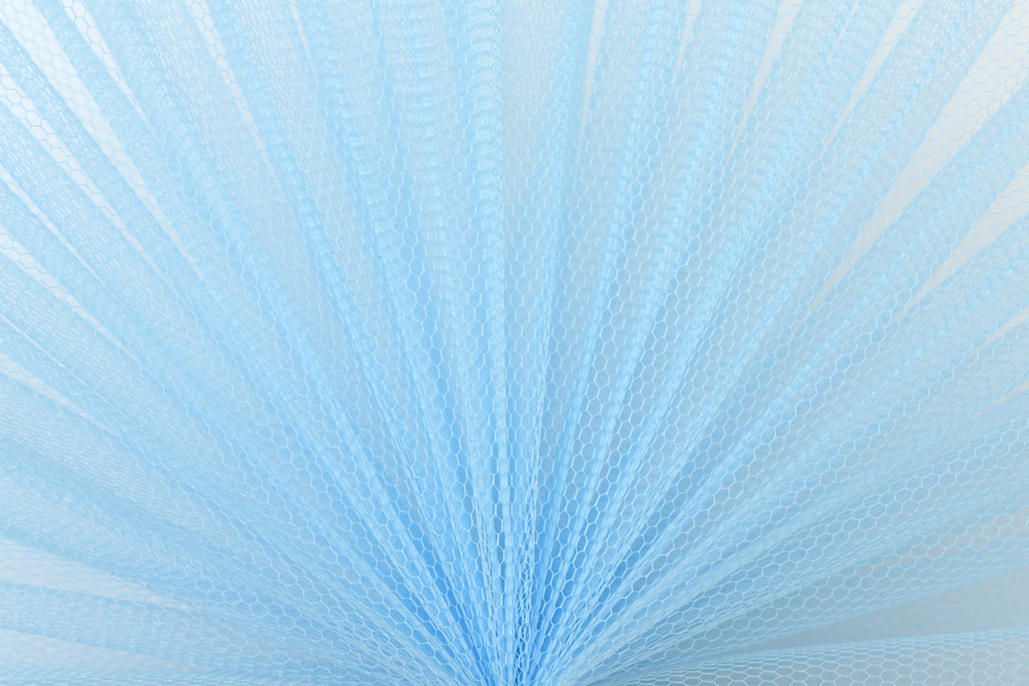 Tule Stof Lichtblauw – Stevig, Vormvast & Creatief Toepasbaar