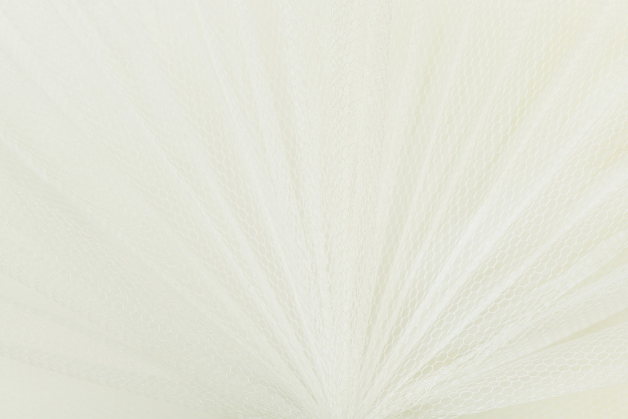 Tule Stof Ecru – Stevig, Vormvast & Creatief Toepasbaar