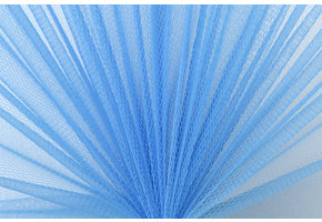 Tule Stof Jeans Blauw