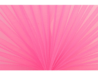 Tule Stof Neon Roze