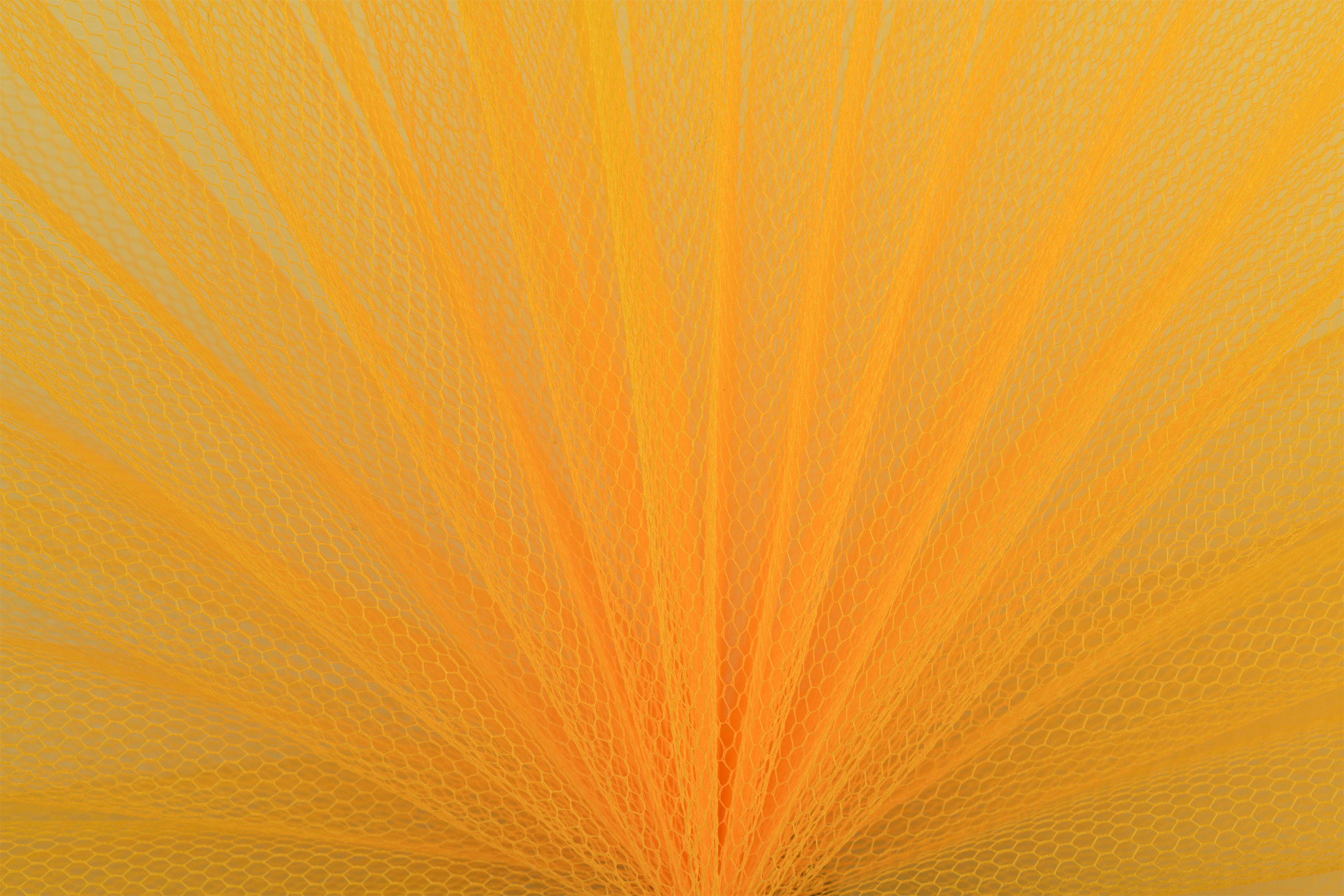 Tule Stof Neon Oranje – Stevig, Vormvast & Creatief Toepasbaar