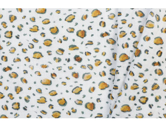 Double gauze digital animal skin white