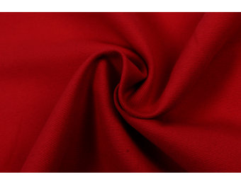 Katoen Flanel Uni Rood