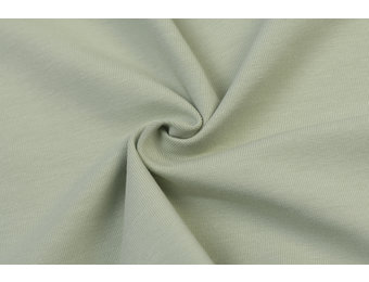 Organic Jersey Uni Salie Groen