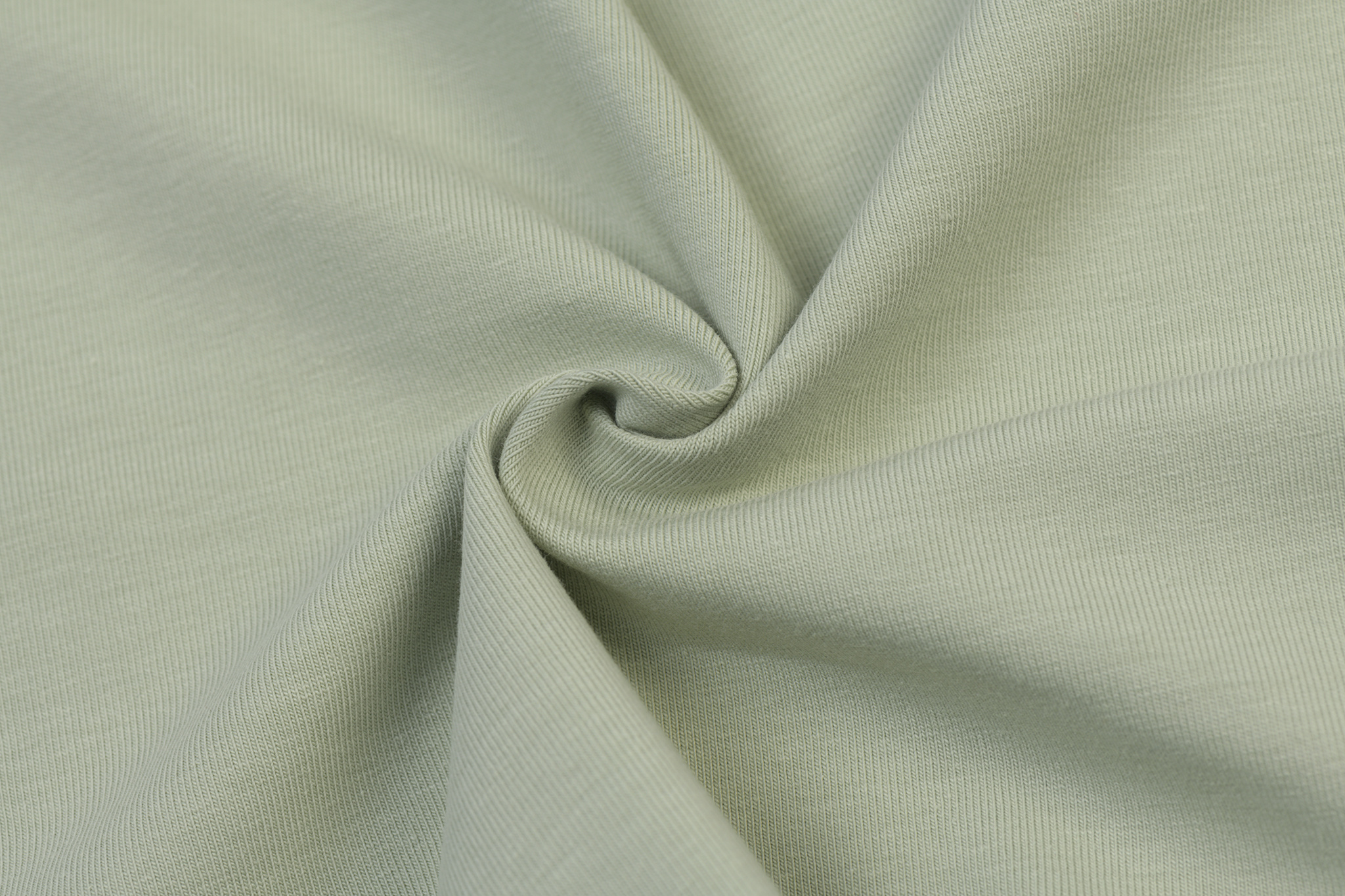 Organic Jersey Uni / Effen Salie Groen