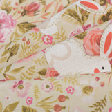 Katoen Poplin Bunny Garden