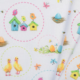 Katoen Poplin Happy Easter