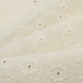 Baby Cotton / Double Gauze Embroidery Suzy Ecru