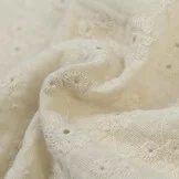 Baby Cotton / Double Gauze Embroidery Suzy Ecru