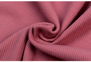 Rib Jersey Stof Framboos