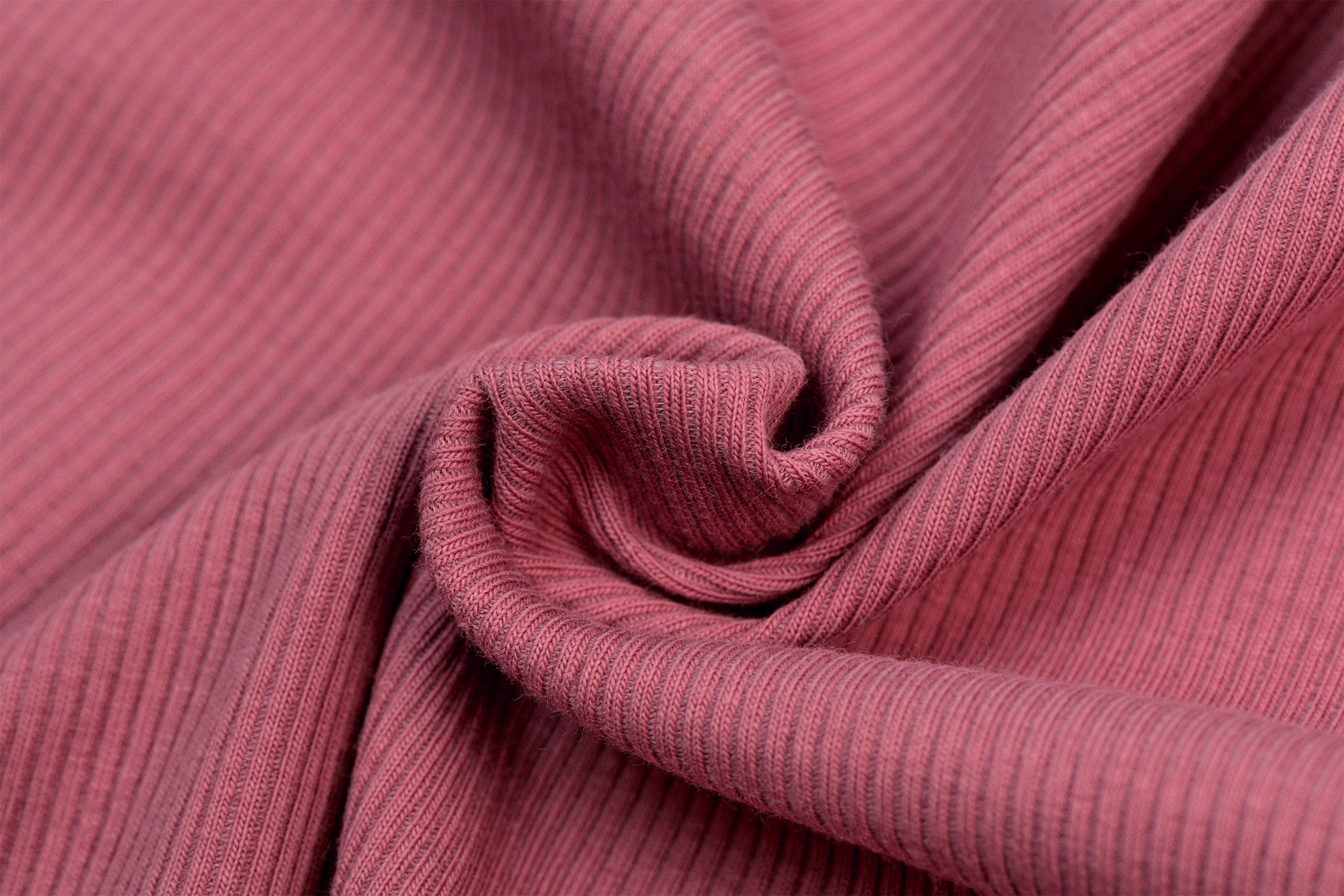 Rib Jersey Stof Framboos