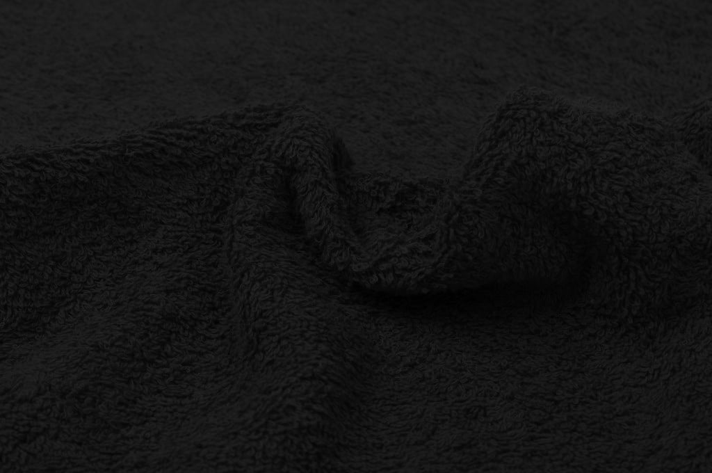 Badstof Heavy Terry Zwart