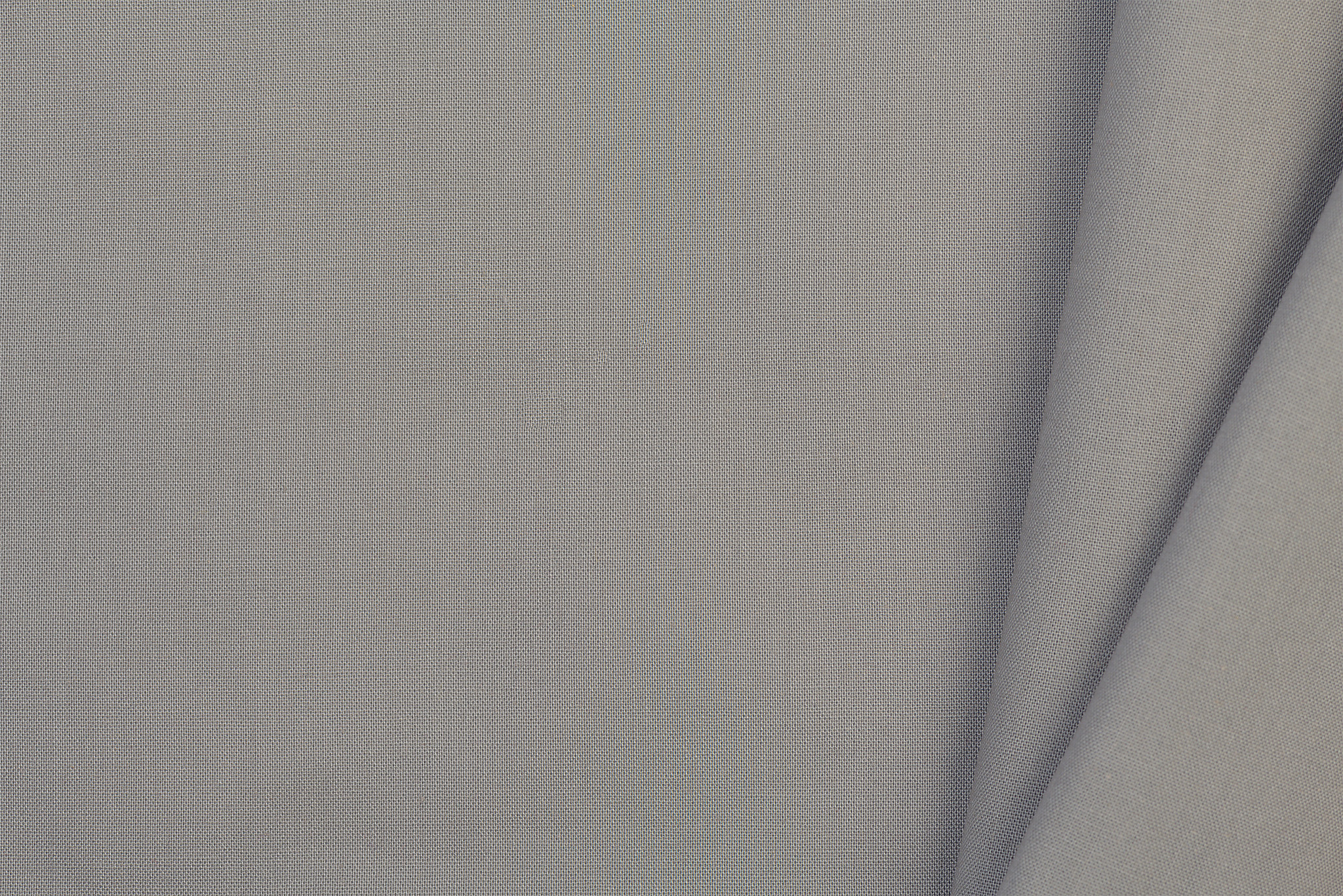 Uni katoen stof lichtgrijs