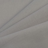 Uni katoen stof lichtgrijs