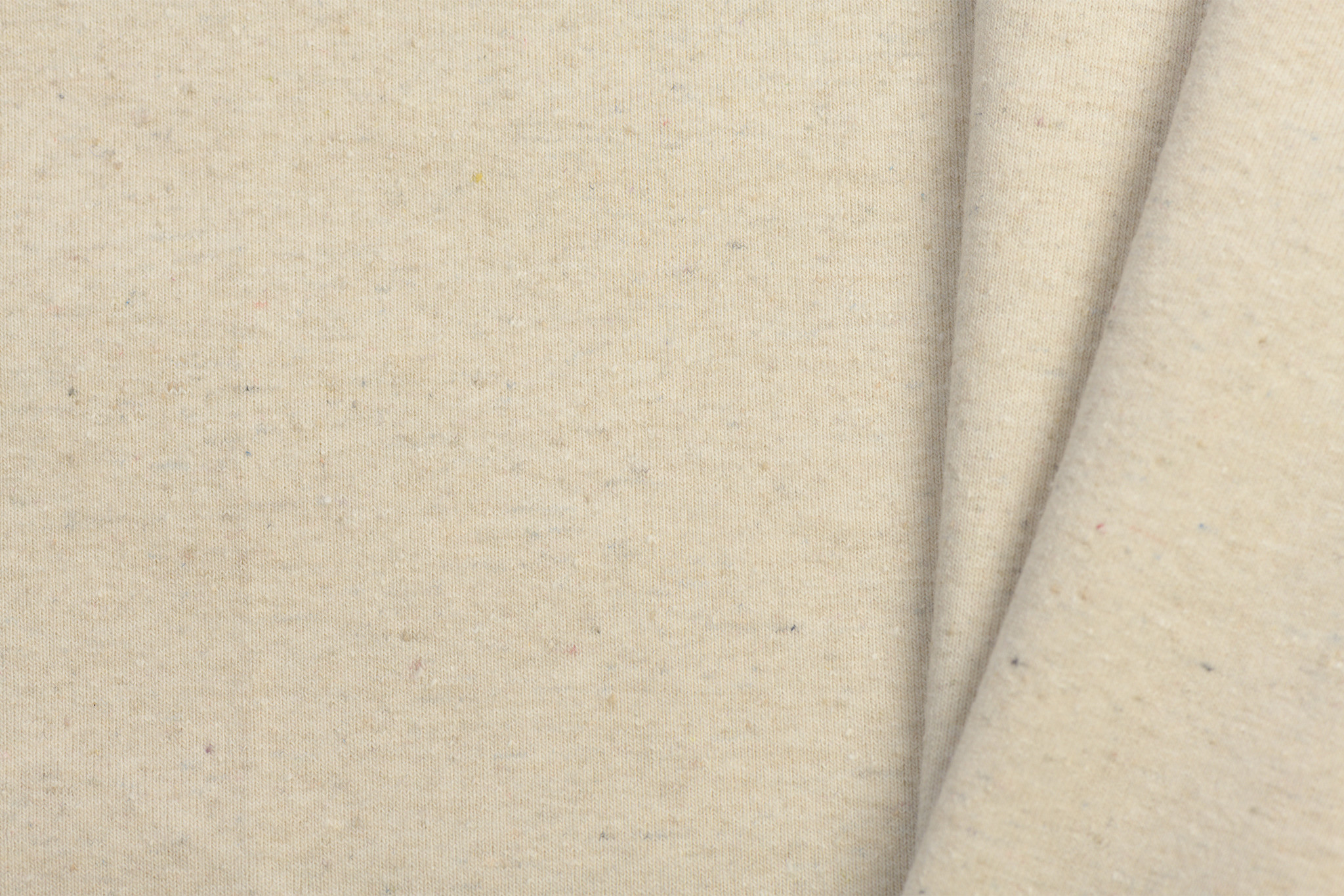 Gerecycled GRS Jersey Beige