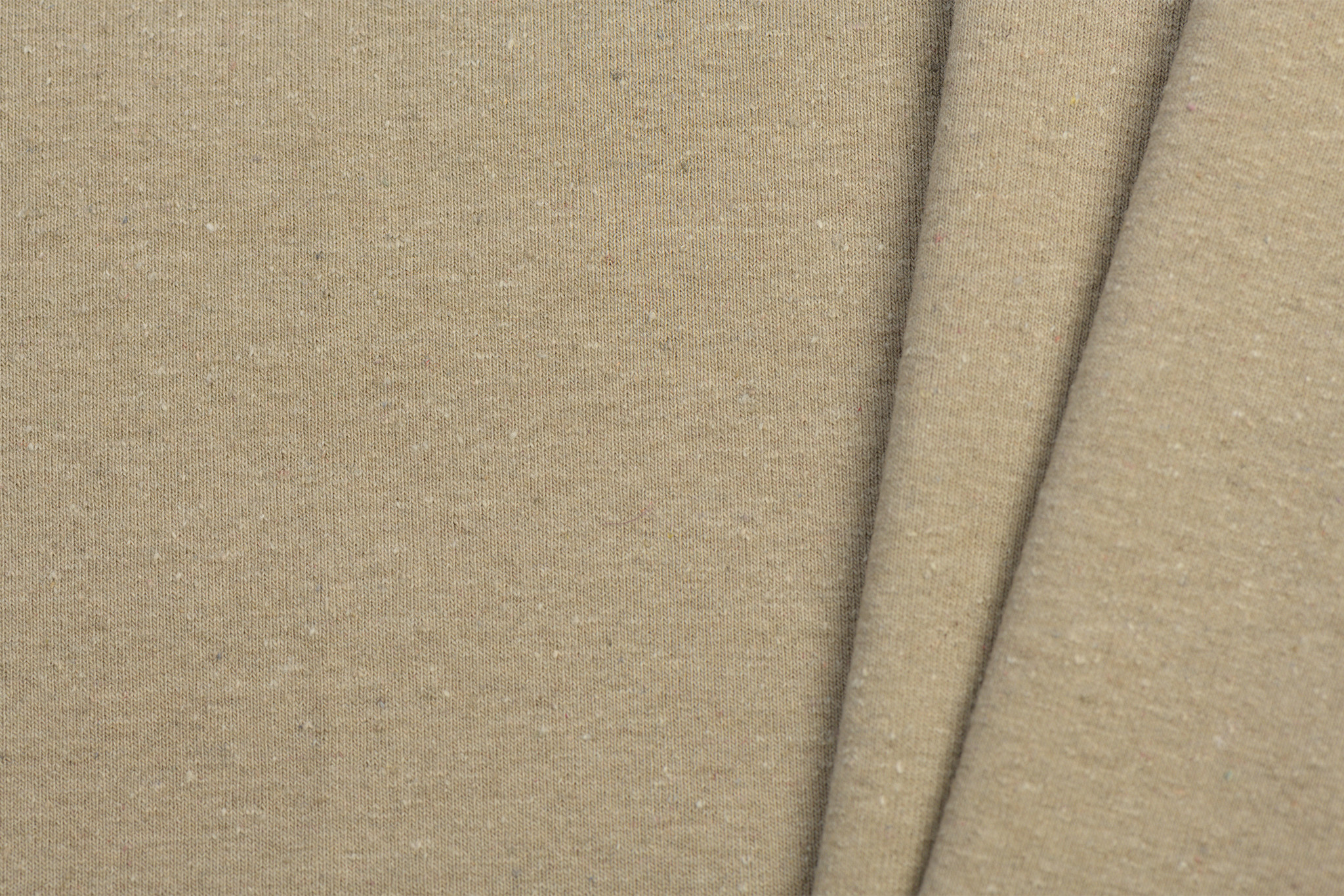 Gerecycled GRS Jersey Light Taupe