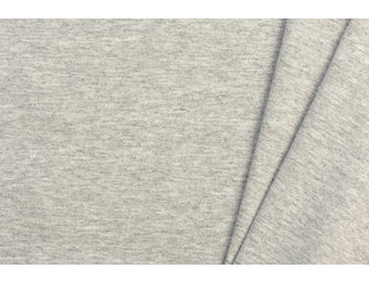 Gerecycled GRS Jersey Cloud Grey