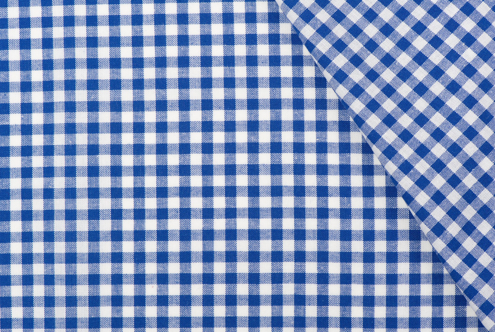 Boerenbont Ruit Stof 5mm - Kobaltblauw