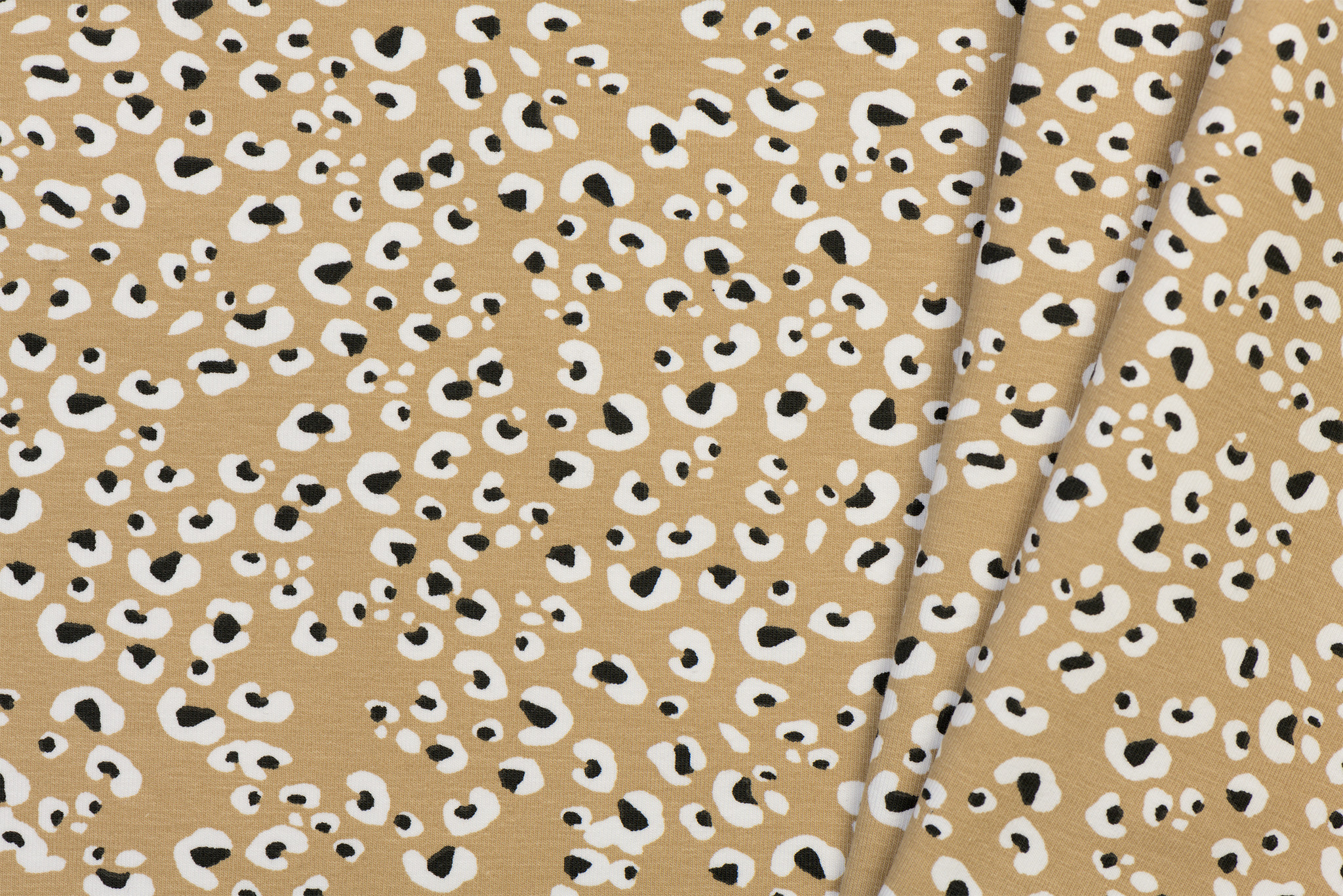 Coupon 160 CM Jersey Leopard Savane