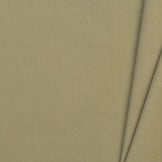Uni katoen stof licht khaki
