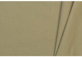 Uni katoen stof licht khaki