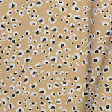 Katoen poplin leopard savane