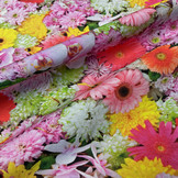 Decostof Fleurige Bloemen