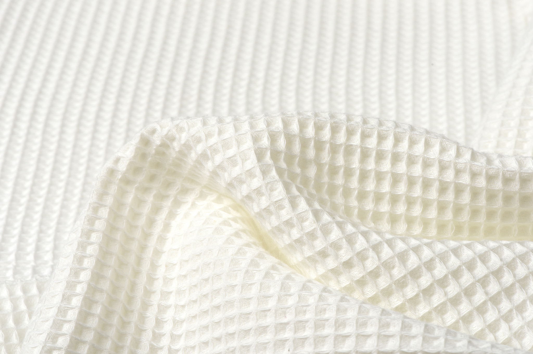 Wafel Katoen, Ecru