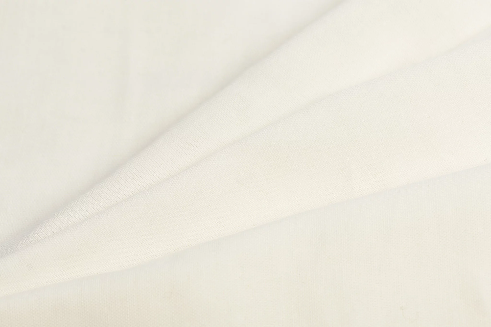 Flat Soft Gauze Mousseline Off White