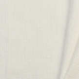 Cotton dobby weave Double Gauze Off White