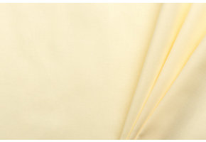 Uni katoen stof lichtgeel
