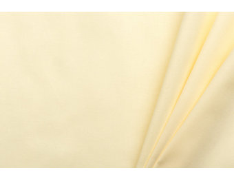 Uni katoen stof lichtgeel