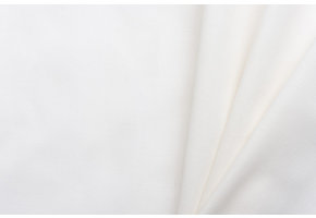 Uni katoen stof ecru