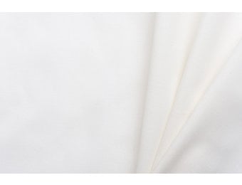Uni katoen stof ecru