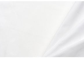 Uni katoen stof wit